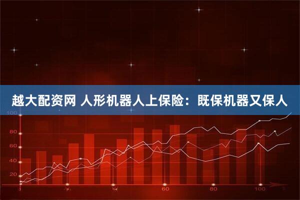 越大配资网 人形机器人上保险:既保机器又保人
