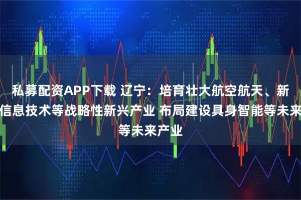 私募配资APP下载 辽宁：培育壮大航空航天、新一代信息技术等战略性新兴产业 布局建设具身智能等未来产业